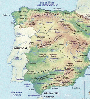 Spain map